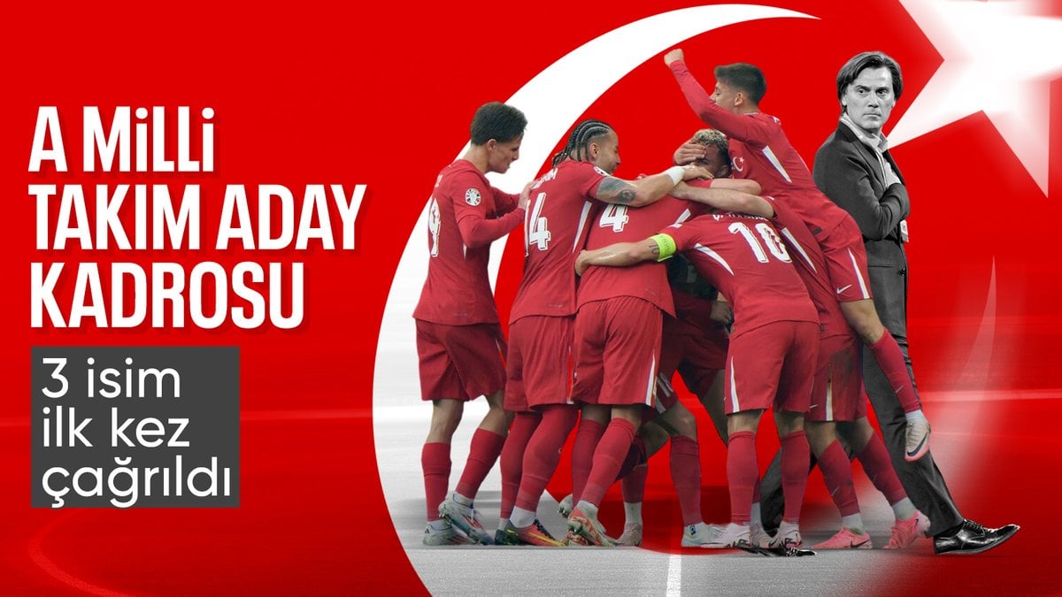 A Milli Futbol Takımı’nın aday kadrosu duyuruldu