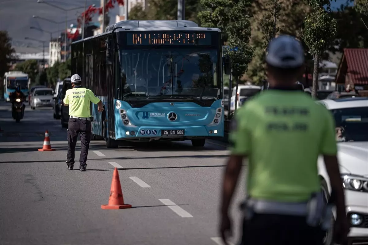 Erzurum’da Servis Denetimleri Başladı