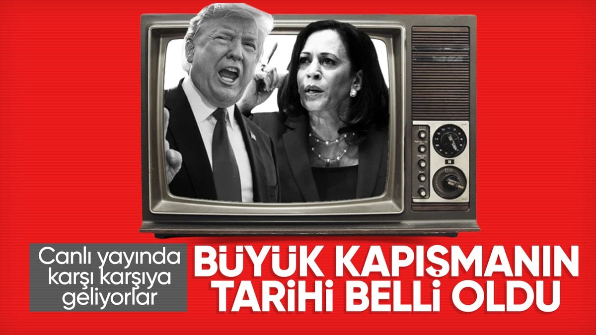 Kamala Harris ve Donald Trump canlı yayına çıkacak