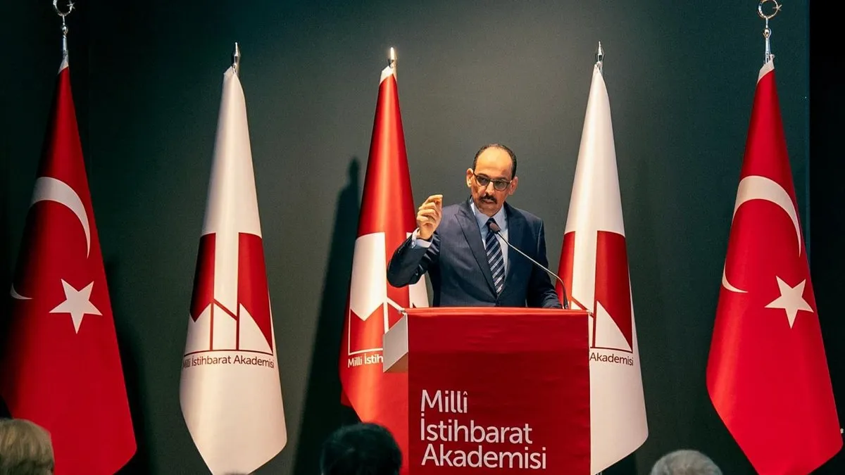 Milli İstihbarat Akademisi eğitim hayatına başladı: İlk derse MİT Başkanı İbrahim Kalın katıldı