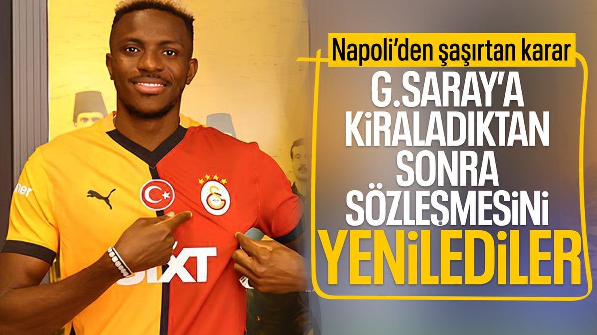 Napoli, Victor Osimhen’in sözleşmesini uzattı