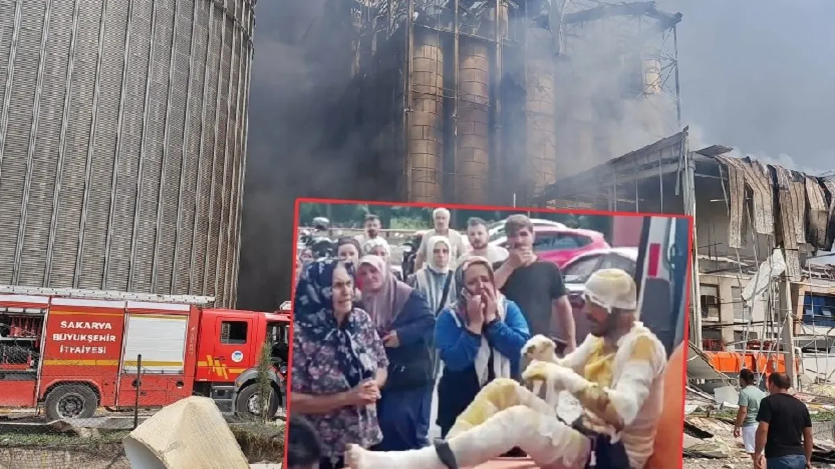 SON DAKİKA: Sakarya’da makarna fabrikasında şiddetli patlama! 28 yaralımız var!